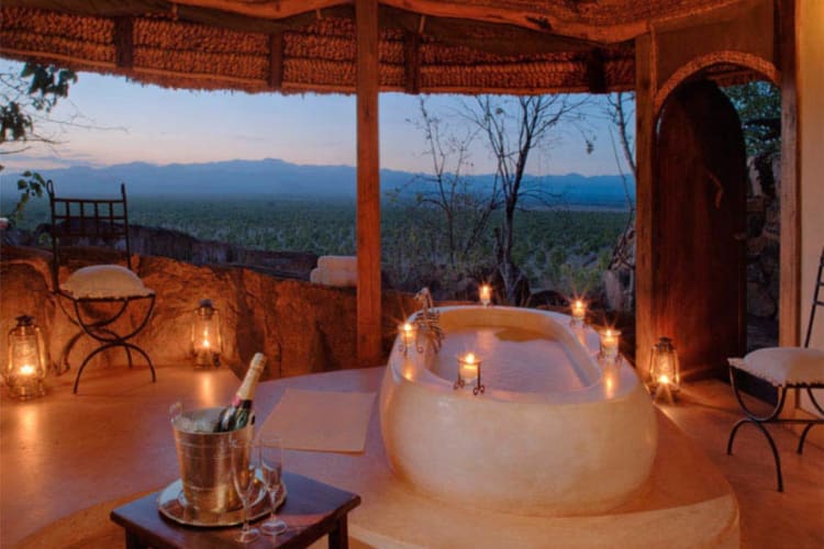 Bathtub with a view